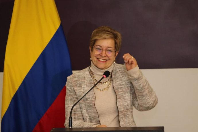 La ministra de Trabajo de Colombia, Gloria Inés Ramírez Ríos.