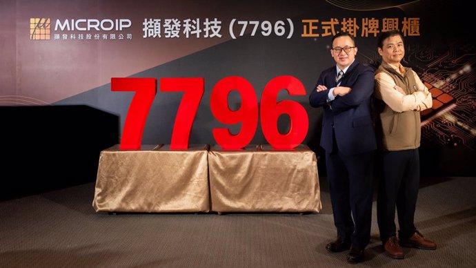 Microip (Ticker: 7796) officially debuted on Taiwan's Emerging Stock Market on December 9 at a reference price of NT$60 per share. The stock opened at NT$74.5 and reached a high of NT$103, reflecting a maximum increase of nearly 72% from the reference pri