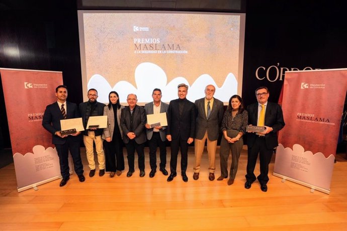 El delegado de Infraestructuras, Sostenibilidad y Agricultura de la Diputación de Córdoba, Andrés Lorite, en el acto de entrega de los Premios Maslama.