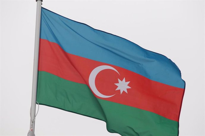 Archivo - Bandera de Azerbaiyán