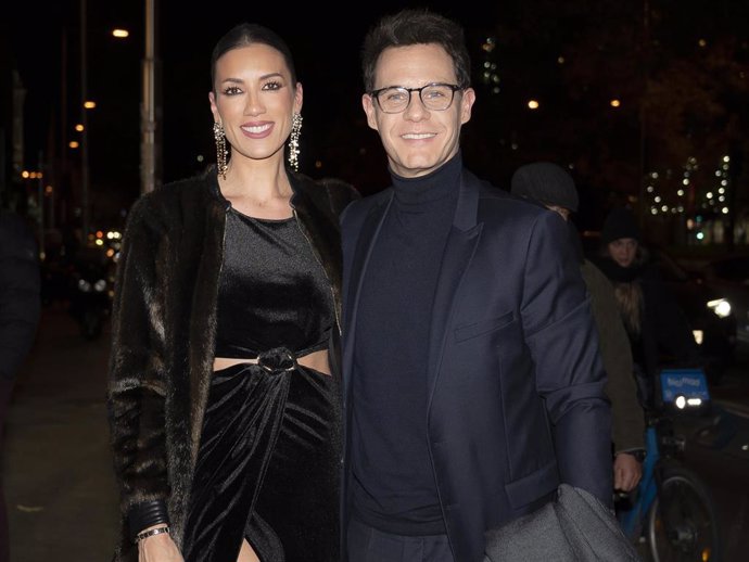 Patricia Pardo y Christian Gálvez llegan a la cena de Navidad con sus compañeros de Mediaset