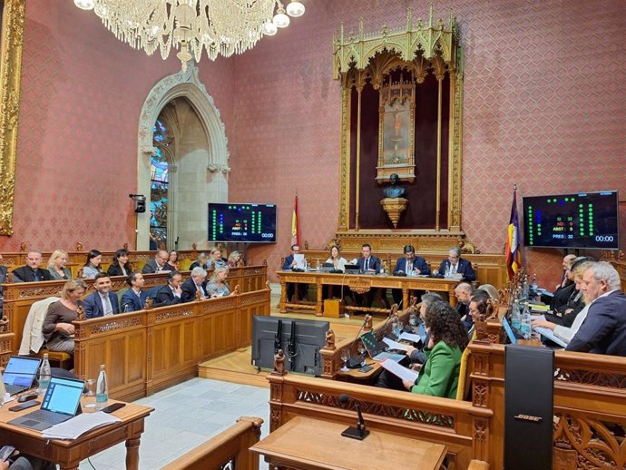 Pleno del Consell de Mallorca.