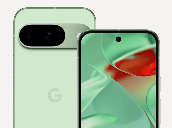 Google Pixel 9 en color verde