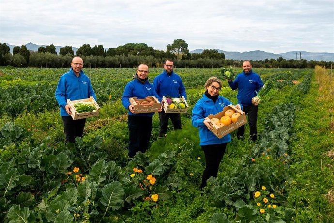 Trabajadores de Vercamp Fruits.