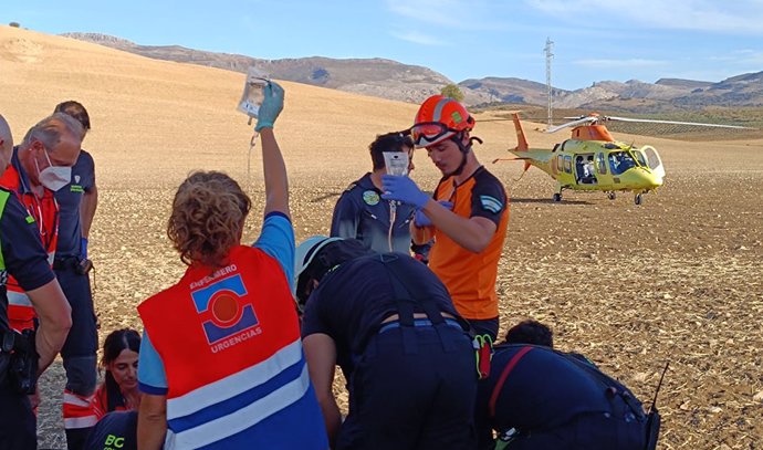 Archivo - Rescate de un parapentista.