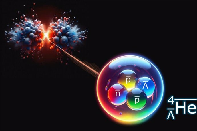 Evidencia de la partícula de antimateria más pesada hasta la fecha