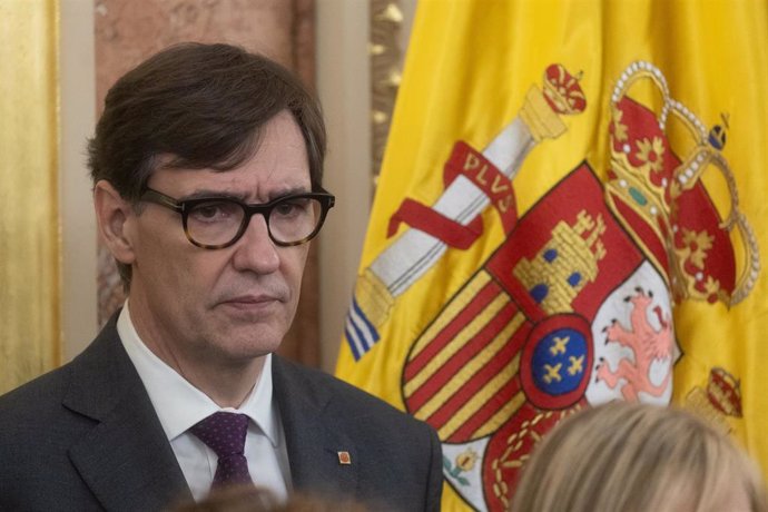 El presidente de la Generalitat de Catalunya, Salvador Illa