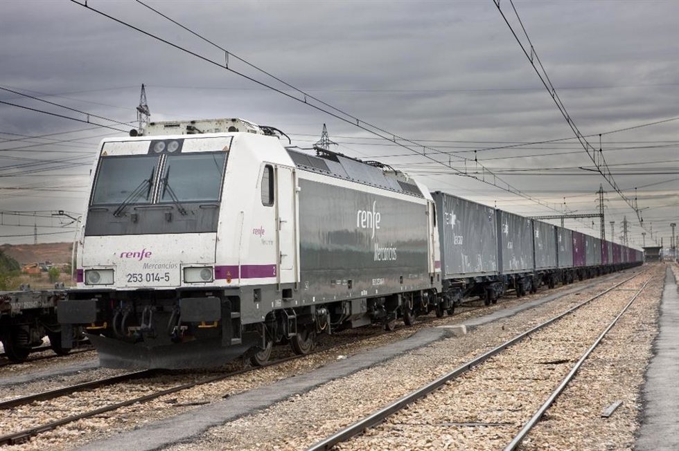 Imagen de tren de mercancías