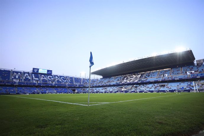 Archivo - Imagen general del Estadio de La Rosaleda de Málaga