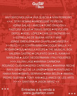 Cartel del Guitar BCN 2025