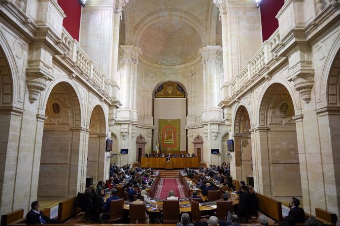 Pleno del Parlamento andaluz