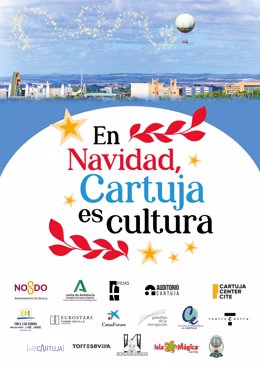 Cartel de la programación navideña de la Cartuja