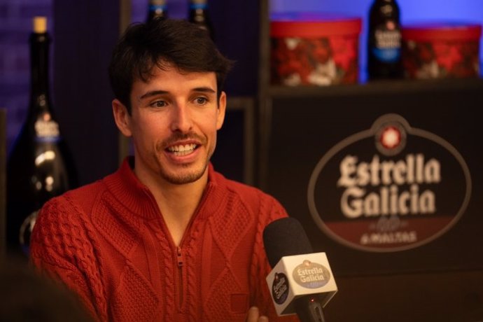 El piloto de MotoGP Álex Márquez (Ducati), en un evento de Estrella Galicia 0,0.