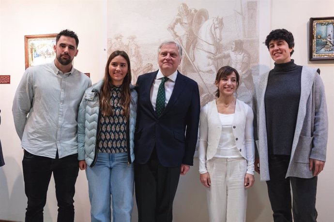 Francisco Cañizares junto a Sandra Sánchez, Merche Castellanos e Inés Martín