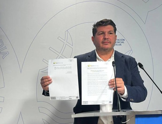 El diputado provincial de La Izquierda de Huelva (Izquierda Unida, Verdes-Equo, Podemos, Iniciativa) Marcos Toti.