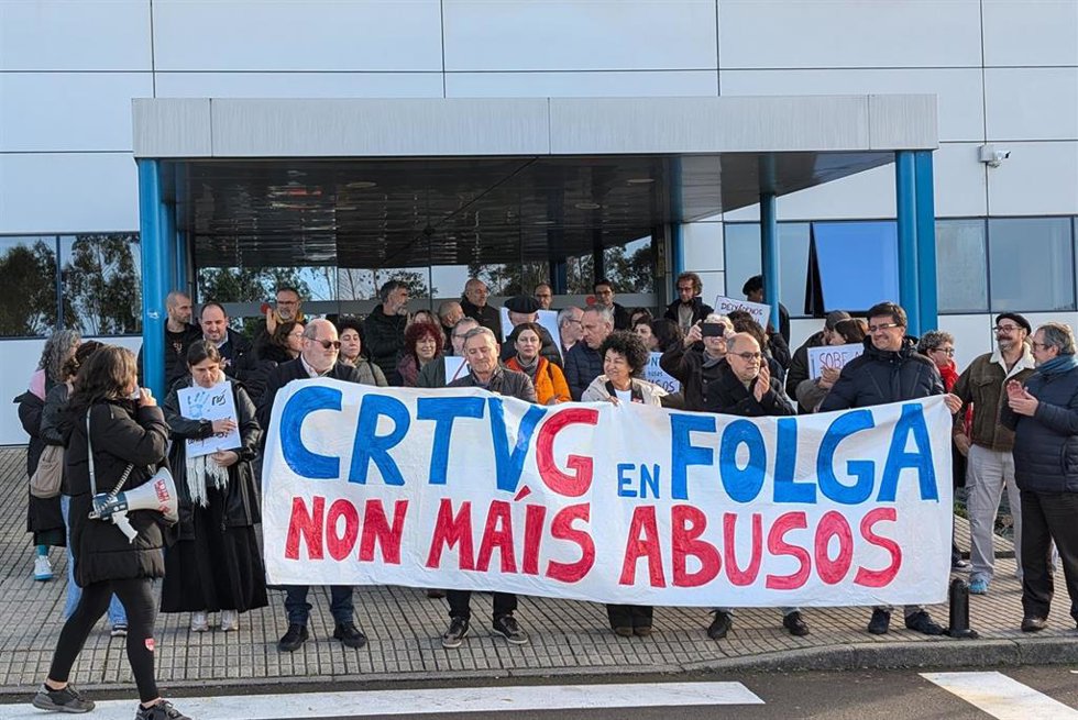 19 jornada de paro convocado por el Comité Intercentros de la CRTVG