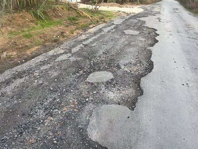 Imagen en El Rincón, en Punta Umbría, tras la DANA.