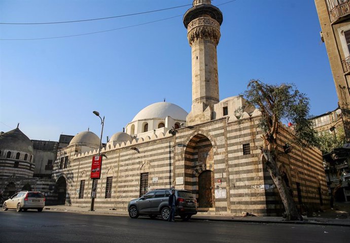 Una mezquita en Damasco, la capital de Siria