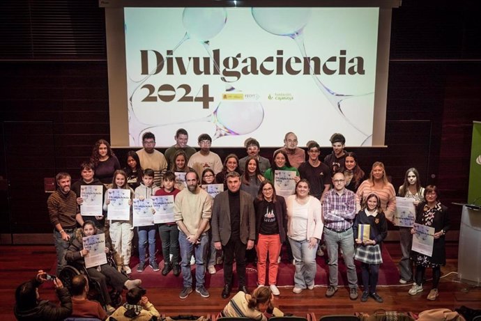 Ganadores de #Divulgaciencia24, programa organizado por Fundación Caja Rioja