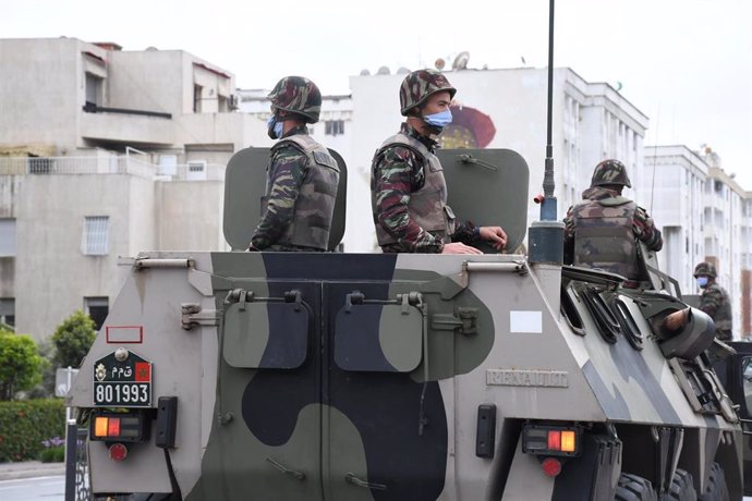 Archivo - Imagen de archivo del Ejército de Marruecos en Rabat