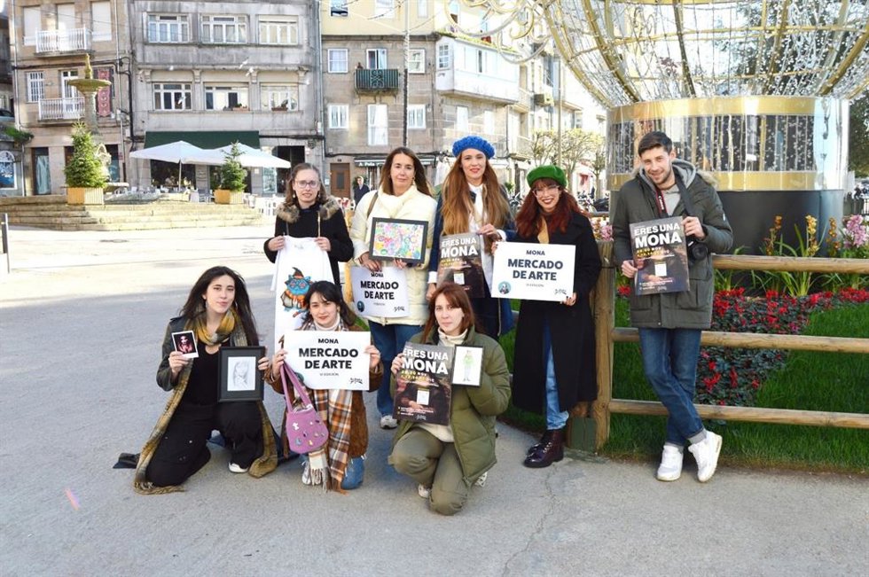 Imagen de artistas del mercado MONA.