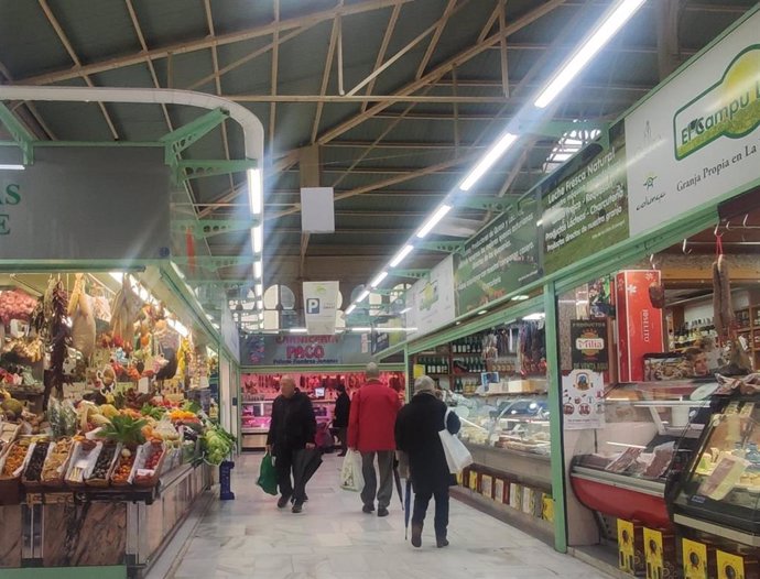 Archivo - Mercado de El Fontán, en Oviedo