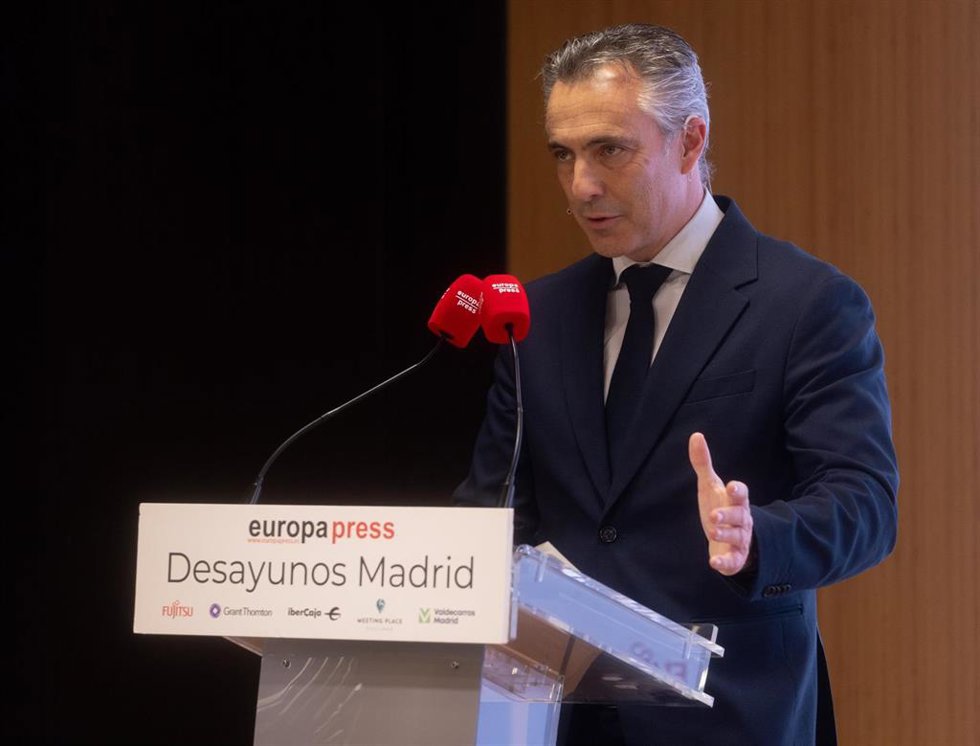 Desayuno Madrid con el consejero de Medio Ambiente, Agricultura e Interior de la Comunidad de Madrid, Carlos Novillo