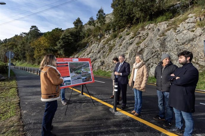 El Gobierno invierte 455.000 euros en la estabilización de taludes y la mejora de la carretera de acceso a Sonabia