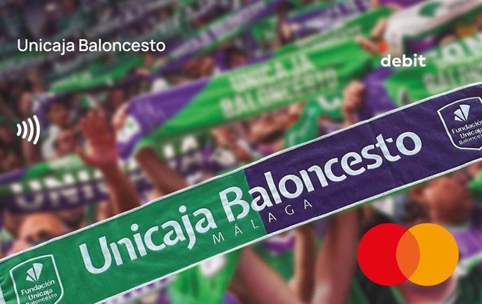 Unicaja lanza una nueva tarjeta de débito, dedicada al Unicaja Baloncesto