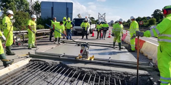 Obras en carreteras de Asturias