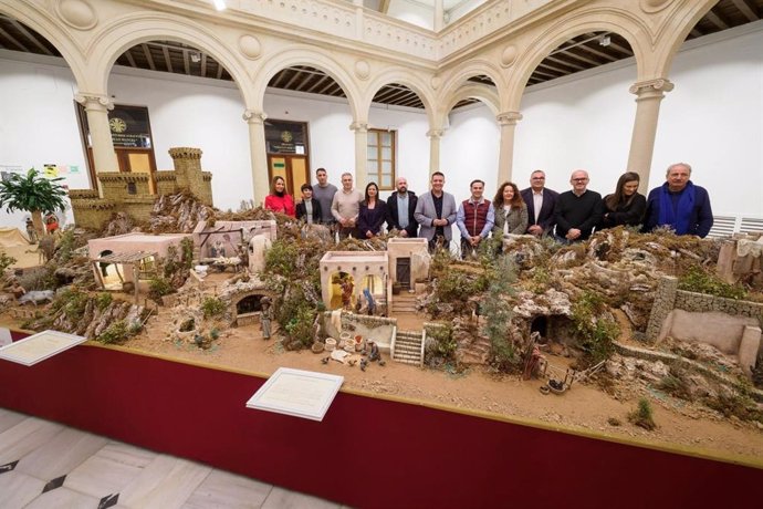 Presentación del belén de la Diputación de Albacete.