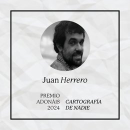 Juan Herrero, Premio Adonáis 2024 por "su capacidad de vertebrar una lectura del mito desde un ángulo genuino"