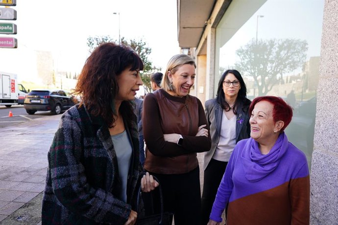 Paseo Rector Esperabé, 6 de Salamanca. La ministra de Igualdad, Ana Redondo, visita el centro integral de atención a las agresiones sexuales.