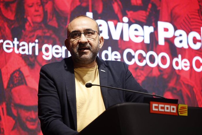 El secretario general de CCOO Catalunya, Javier Pacheco