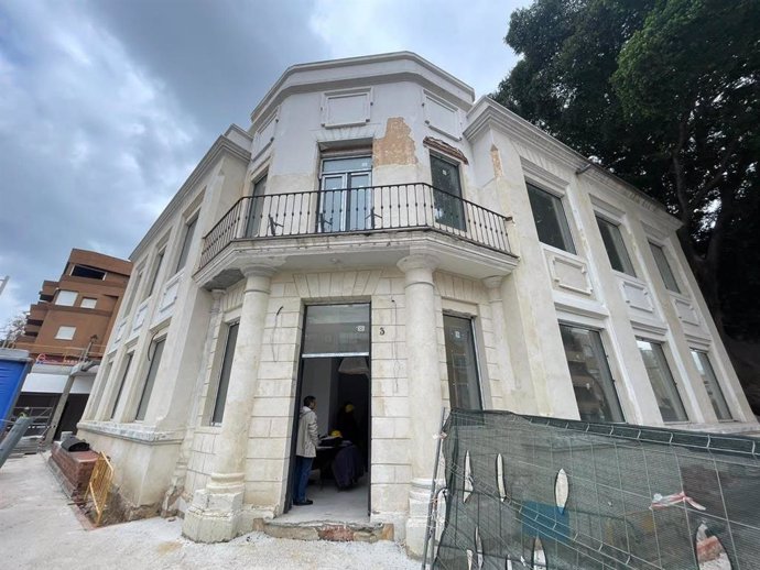 Vista exterior del futuro museo a Paco de Lucía en Algeciras aún en obras