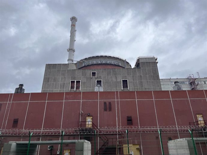 Archivo - Central nuclear de Zaporiyia, en Ucrania