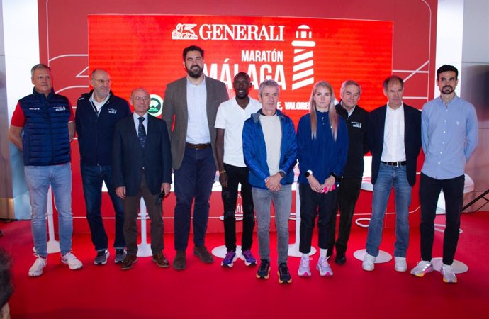 Presentación del Generali Maratón de Málaga que se disputa este próximo domingo 15 de diciembre.