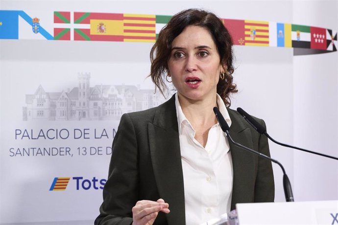 La presidenta de la Comunidad de Madrid, Isabel Díaz Ayuso.