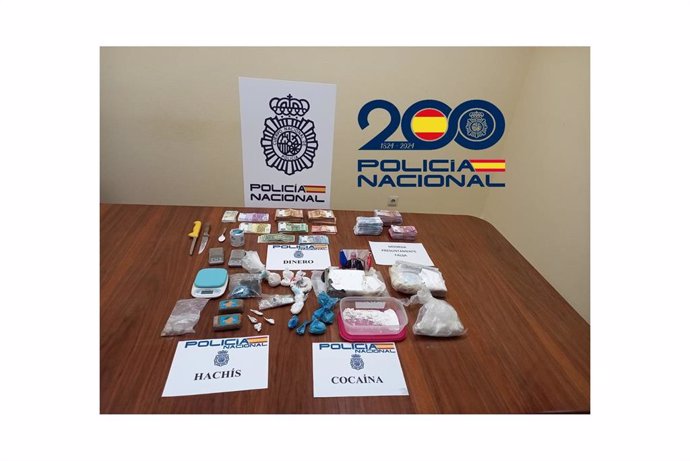 Incautación en un operativo contra la venta de droga en Ourense