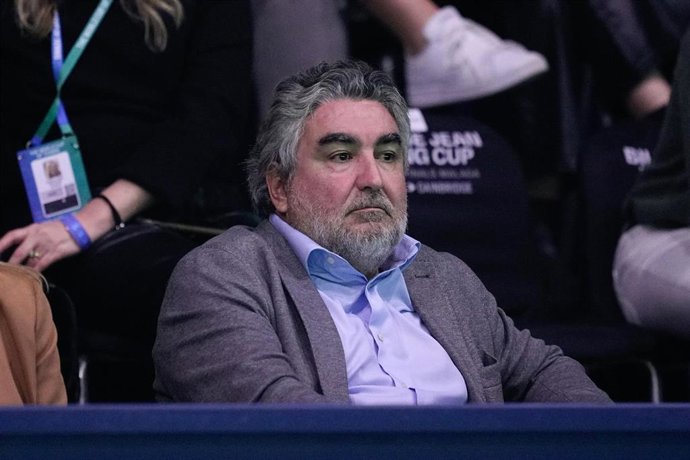 El presidente del CSD, José Manuel Uribes, durante la Billie Jean King Cup BJKC 2024.