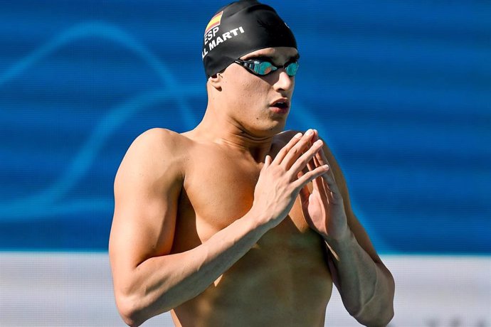 Carles Coll, campeón del mundo de 200 metros braza en piscina corta.