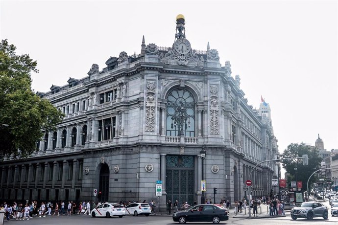 Archivo - Fachada del Banco de España, en Madrid.