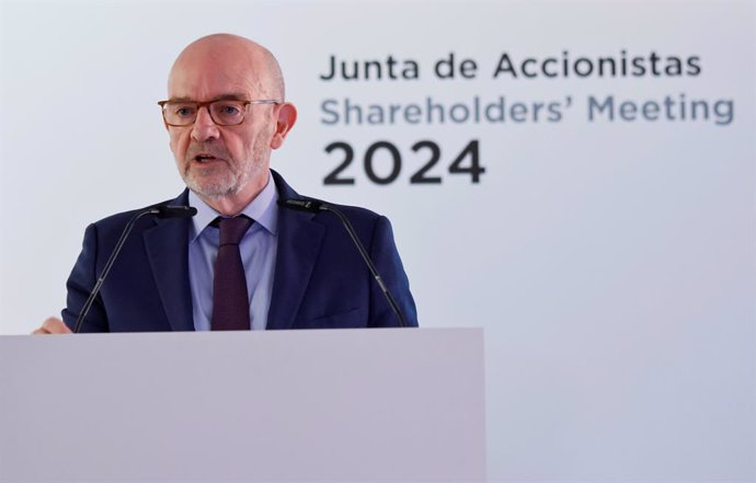 Archivo - Ramón Aragonés, consejero delegado de Minor Hotels Europe & Americas en la Junta de Accionistas de 2024