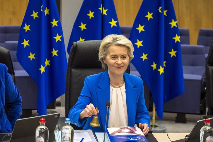 La presidenta de la Comisión Europea, Ursula von der Leyen