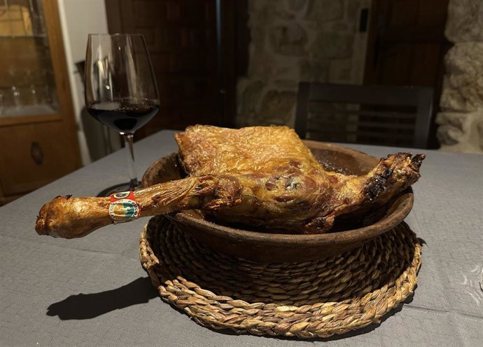 Un cuarto de lechazo de la IGP de Castilla y León.