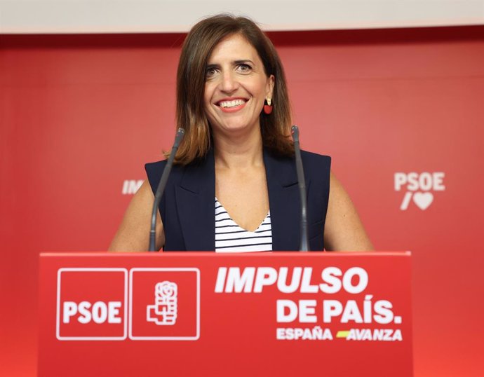 Archivo - La portaveu del PSOE, Esther Peña