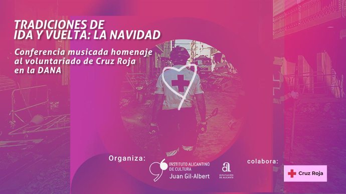 El Instituto Gil-Albert homenajeará con un concierto gratuito al voluntariado de Cruz Roja que ayudó en la dana