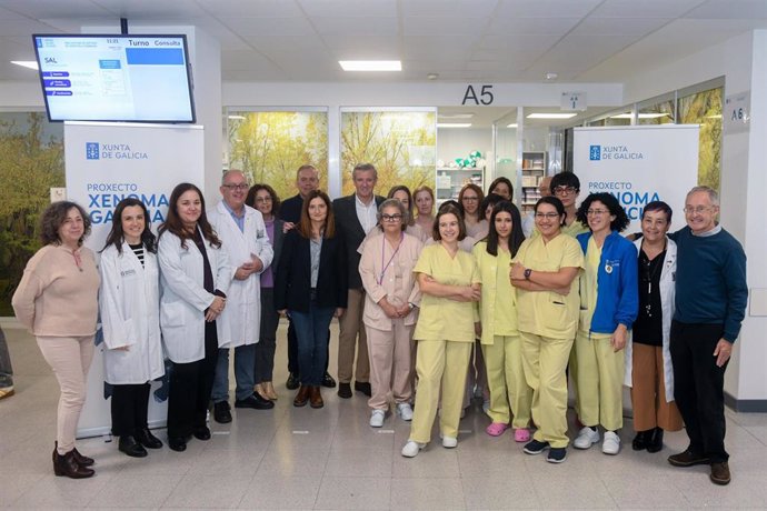 Arranca este sábado la fase piloto del proyecto 'Xenoma Galicia', que evaluará el mapa genómico de 400.000 gallegos.