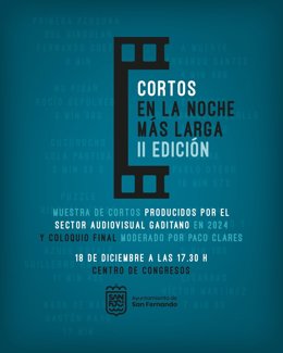 Cartel de la II edición de 'Cortos en la noche más larga'.