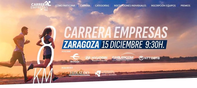 Carrera de las Empresas de ESIC este domingo en Zaragoza.